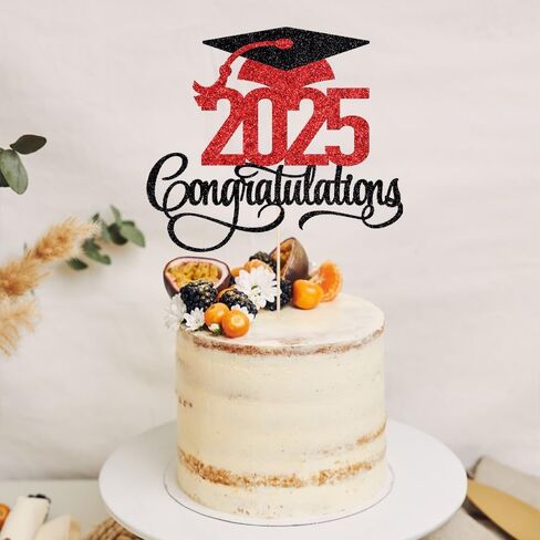 Case Closed Cake Topper - Congrats Lawyer Cake Decor - Law School/College Graduation Black Gold Glitter Party Decorations Supplies in Saudi Arabia