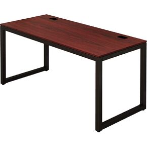 SHW Artwork Office 48-Inch Computer Desk, Black