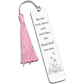 Valentines Bookmarks Smutty Merch Smutt Bookmark Good Girl Stuffs Dark Romance Book Markers Gift for Women Her Friends Book Accessories for Girl Spicy Reader Book Club Bookmark Gift Birthday Day Gift