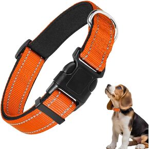 Reflective Dog Collar - Adjustable Nylon Pet Collar for Small and Medium Dogs, Durable and Comfortable for Small Dog
