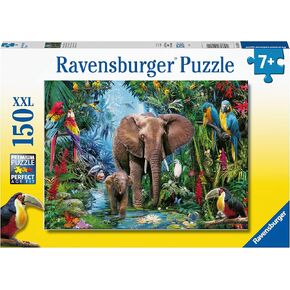Ravensburger 12901 Safari Animals 150 Piece Puzzle for Kids - Every Piece is Unique, Pieces Fit Together Perfectly