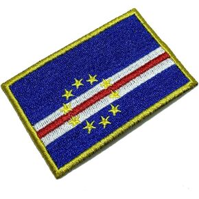 BPCVT001 Cape Verde Flag Patch patch to mode ، kimono ، stest pike ، writ أو sew