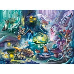Ravensburger Enchanting Forest - 150 Piece XXL Jigsaw Puzzle for Kids | Magical Adventure | Promotes Creativity and Concentration | FSC-Certified