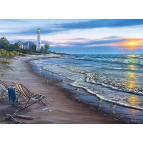 Buffalo Games - Darrell Bush - End of a Perfect Day - 1000 Piece Jigsaw Puzzle for Adults -Challenging Puzzle Perfect for Game Nights - Finished Size is 26.75 x 19.75