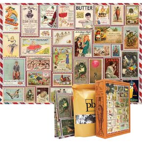 Western Wild Puzzles (Vintage Stamps)