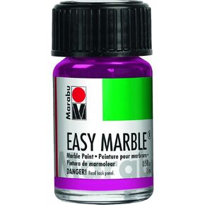 Marabu Easy Marble Paint - Magenta - Mesmerize Your Audience with the Intoxicating Charm and Vivid Beauty of Radiant Tones - 15ml
