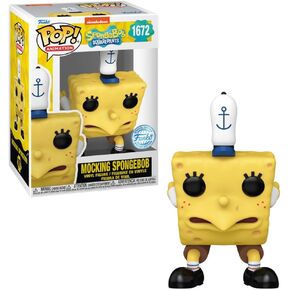 Funko Pop! Animation: Spongebob Squarepants - Mocking Spongebob 25th Anniversary Edition Vinyl Figure, 4 Inches