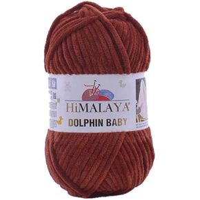 2 Pack/Skeins Himalaya Dolphin Baby, Each Skein 100 Gr/3,5 oz, 120 mt/ 132 yd, Super Bulky Yarn, Blanket Yarn, Velvet Yarn, Knitting Yarn, Amigurumi Yarn, Baby Yarn 80370