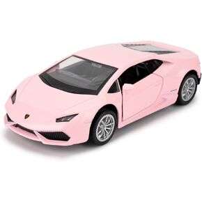 1/36 Scale Lamborghini Huracan LP610-4 Casting Car Model ، سيارة ألعاب Alloy للزنك للأطفال ، سحب سيارة لعبة للألعاب للأطفال الصغار هدية البنات (Pink)