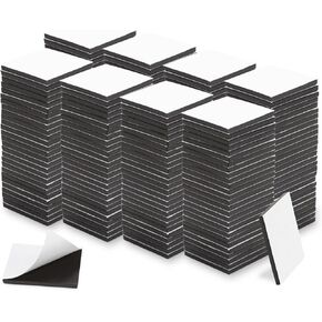 Hygloss 3/4" Self-Adhesive Magnetic Squares - Peel & Stick Magnets for Crafts, Classroom & Refrigerators - Square Sticky Magnet Stickers, Pack of 200