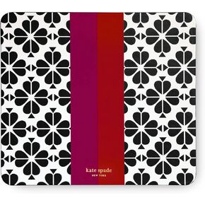 لوحة ماوس جلدية من Kate Spade New York، مقاس 9 × 8 بوصة مع ظهر غير قابل للانزلاق، لوحة ماوس لطيفة لمكتب المكتب، دفتر مباريات المحفظة in Saudi Arabia