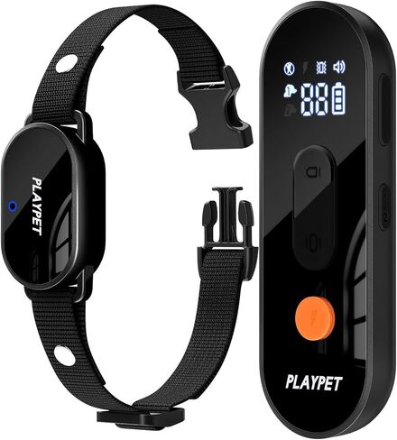 Dog Shock Collar with Remote Control: 2000Ft Rechargeable Dog Training Collar with 3 Training Modes, Waterproof Electric Shock Collar for 5-120lbs Small Medium Large Dogs Piano-Black in Saudi Arabia