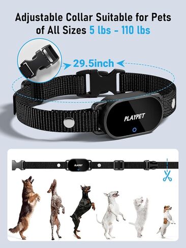 Dog Shock Collar with Remote Control: 2000Ft Rechargeable Dog Training Collar with 3 Training Modes, Waterproof Electric Shock Collar for 5-120lbs Small Medium Large Dogs Piano-Black in Saudi Arabia