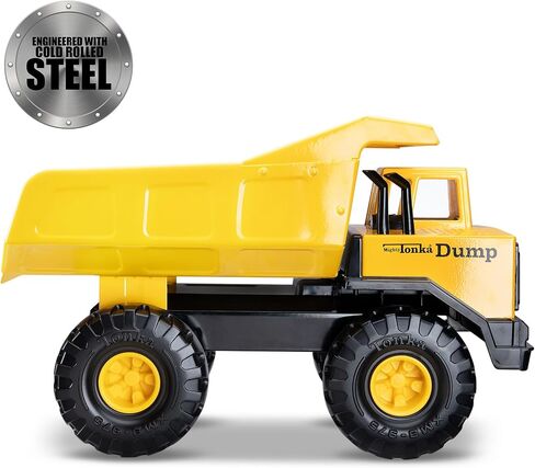 Tonka Retro Collector's Edition - Made with 2X More Steel, Kids Construction Toy, Metal Truck, Toy Truck for Boys and Girls, Kids, Toddlers, Ages 3+, Mighty Dump Truck - Amazon Exclusive in Saudi Arabia