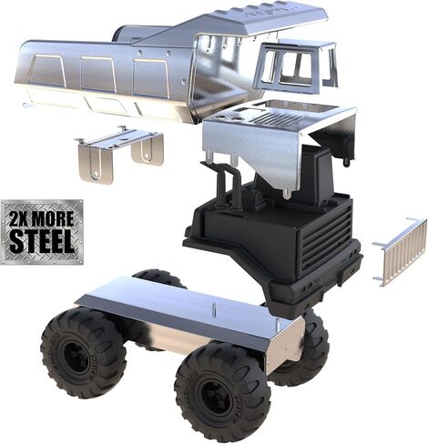 Tonka Retro Collector's Edition - Made with 2X More Steel, Kids Construction Toy, Metal Truck, Toy Truck for Boys and Girls, Kids, Toddlers, Ages 3+, Mighty Dump Truck - Amazon Exclusive in Saudi Arabia