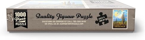 MyPuzzle Saguaro National Park: Daybreak Daybreak ، Pintage Poster - Premium 1000 قطعة بانورامزو للبالغين in Kuwait