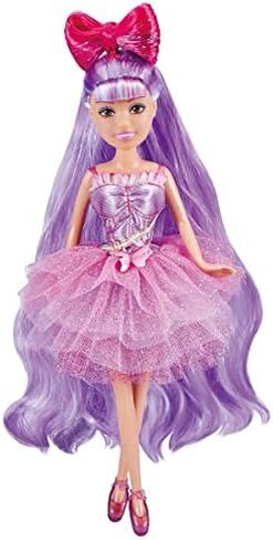 Glitzeez Hair Dreams - 10.5 "Doll مع 5 مفاجآت وزيارات قابلة للتبديل بواسطة Zuru in Kuwait
