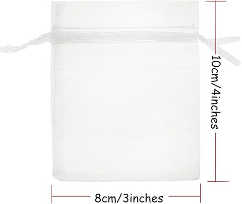 Volanic 50pcs 3 × 4 بوصة شباك الرباط أكياس الهدايا المجوهر in Kuwait