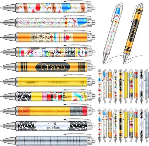 50 Pcs Teacher Pens Appreciation Gifts Bulk Funny Ballpoint Pens Motivational Inspirational Thank You Gift for Back to School Employee Coworker Student Office Supplies in Saudi Arabia