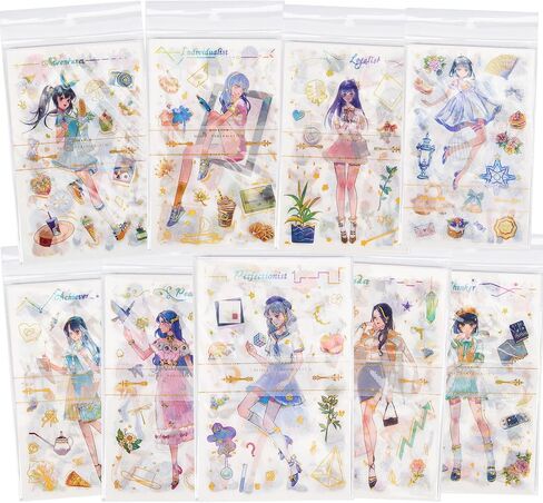 Generally Cute Washi Stickers Set for Journaling-50 SheetsBox Kawaii Scrapbook Aesthetic Natural Plants Small Sticker for Scrapbooking, Planners, Junk Journal, Calendars and Notebook（Purple） in Saudi Arabia