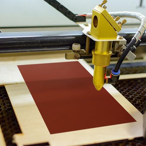 2 PCS Laser Engraving Marking Paper, 39 x 27 cm Laser Color Engraving Paper for Metal, Glass, Ceramics - Purple Blue in Kuwait