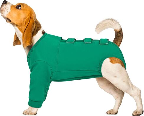 Kuoser Dog Surgery Suit Female Spay, Dog Recovery Sleeves for Front Legs, Prevent Licking Recovery Suit for Dogs, Pet Surgical Suit Dog Onesie, Dog Elbow Protector for Leg Injuries and Joint Pain in Saudi Arabia