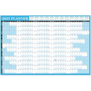 2025 Yearly Wall Calendar - 2025 Calendar from January 2025 to December 2025, 2025 Wall Calendar, 34.9" x 23.1" (Open), Thick Paper, 10 Double-Sided Round Stickers