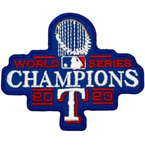 World Series Champions 2023 Embroidered Patch for Clothing - Sew-On or Iron-On Applique Badge - Trendy DIY Fashion Accessory - Unique Decorative Logo for Jackets, Jeans, and Bags - Vintage - Apparel