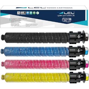 LCL Compatible Toner Cartridge Replacement for Ricoh 842526 842529 842528 842527 IM C4510 IM C5510 IM C6010 IM C7010 IM C4510 IM C5510 IM C6010 IM C7010 Printer (4-Pack KCMY)