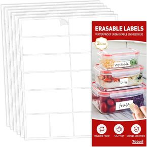 280 PCS ملصقات ملصقات مقاومة للماء لتسميات الطعام ، ملصقات جرة التوابل ، ملصقات ملصقات ملصقات المطبخ ، ملصقات لحاويات الطعام ، ملصقات LABLES القابلة لإعادة الاستخدام -3 حجم مختلف