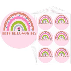 This Belongs to Stickers,Name Tag Labels for Kids,School Teacher Student Supplies,2 Inch,504 Pcs Per Pack