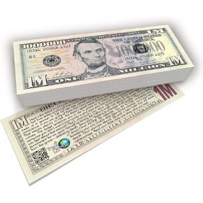 Lincoln Million Dollar Bill Gospel Tract (Pack of 100, NKJV)