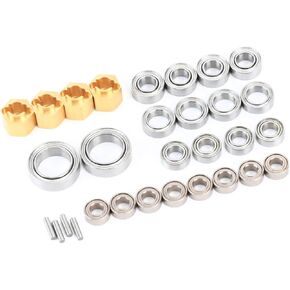 RCAWD TRX4M Wheel Hex Hub & Ball Bearing Kit for 1/18 TRX4M Series Upgrades Part