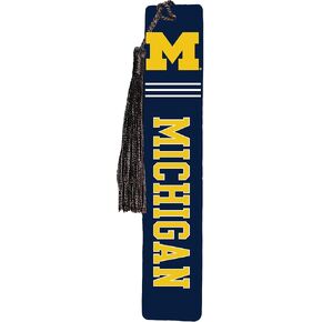 Michigan Wolverines Wooden Bookmark with Tassel Officially Licensed Collegiate Product Single