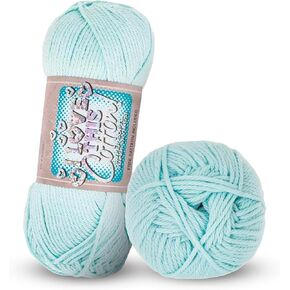 I Love This Cotton Medium Yarn for Crocheting & Knitting – Soft Yarn Skein – 180 Yards of 100% Cotton Yarn for Crocheting Blankets, Hats, & More – DIY Handcrafting Accessories