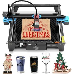 TTS-55 PRO 40W Laser Engraver Machine Laser Cutter Laser Cutting Laser Engraving Machine Tool Lazer Engraving Machines 5500mW Laser Power for Wood Metal Aluminum Glass Leather (Upgrade Version)