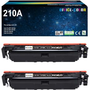 210A Black Toner Cartridge Replacement for HP 210A 210X W2100A for HP Laser Color MFP 4301fdw 4301fdn Pro 4201dw 4201dn Series Printer Toner (2 Black)