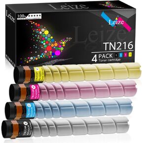 Leize Compatible TN324 Toner Cartridge Replacement for Konica Minolta TN324 TN-324 for Bizhub C258 C308 C368 Printer TN324K TN324C TN324M TN324Y - Black 28,000 & Color 26,000 Pages [KCMY 4-Pack]