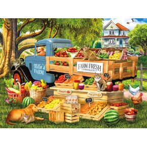 Ceaco - Land of The Free - Farm Fresh - 500 Piece Jigsaw Puzzle