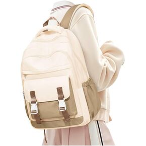 Travel Laptop Backpack for Women,Carry on Bags for Airplanes Men Work Cute Aesthetic Backpack,Large Casual Daypack Personal item Bag,Light Blue