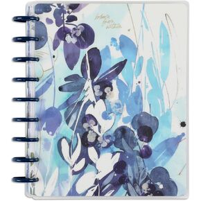 Happy Planner 2023 Daily Planner and Calendar, 12-Month Daily, Weekly, and Monthly Planner, Jan. 2023–Dec. 2023 Diary, Dashboard Layout, Ingrid Blooms Theme, Classic Size, 17.78 x 23.50 cm