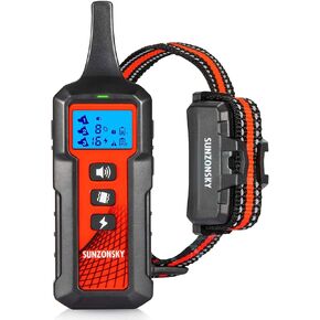 Dog Training Shock Collar with Remote - Waterproof Dog Training Collar with Beep, Vibration and Shock 3 Modes, Security Lock Rechargeable, Up to 2600 ft Remote Range, Adjustable Shock Levels
