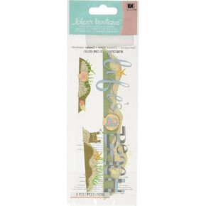 JOLEES SPJT32 Boutique Title Waves A Day at the Beach Collection 3-D Life's a Beach Theme