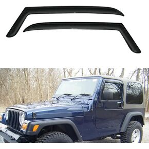 Sun/Rain Guards Window Visors Wind Deflector Compatible with 2007-2013 Chevy GMC 1500/2500 Crew Cab Pickup/SUV Wind Deflector 4pc 94515