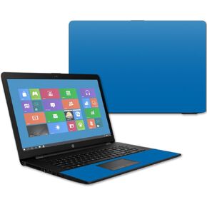 Mightyskins Skin Compatible with Hp 17t Laptop 17.3" (2017) - Solid Blue | Protective, Durable, and Unique Vinyl Decal Wrap Cover | Easy to Apply, Remove, and Change Styles | Made in The USA