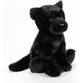 The Petting Zoo Black Jaguar Stuffed Animal Plushie, Gifts for Kids, Wild Onez Zoo Animals, Jaguar Plush Toy 12 inches