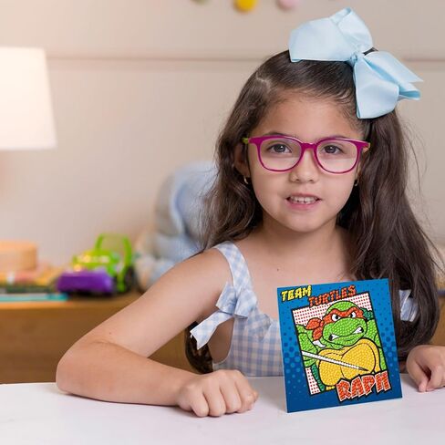 Diamond Dotz Teenage Mutant Ninja Turtles - Raph Diamond Painting Kits للبالغين - فنون الماس أطقم حرفة إبداعية مريحة مع Dotz Gems 5.1x5.1 in Kuwait
