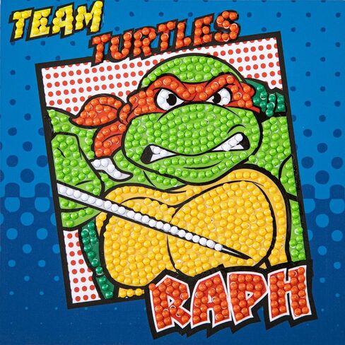 Diamond Dotz Teenage Mutant Ninja Turtles - Raph Diamond Painting Kits للبالغين - فنون الماس أطقم حرفة إبداعية مريحة مع Dotz Gems 5.1x5.1 in Kuwait