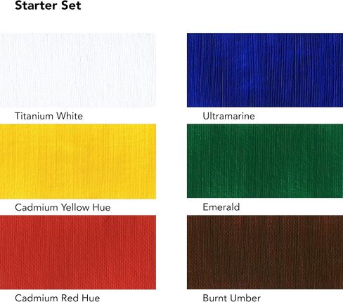 Daler Rowney System3 6-Tube Acrylic Paint Set for Adults - Acrylic Painting Supplies for Artists and Students - Acrylic Paints for Murals Canvas and More - Art Paints for Any Skill Set in Kuwait