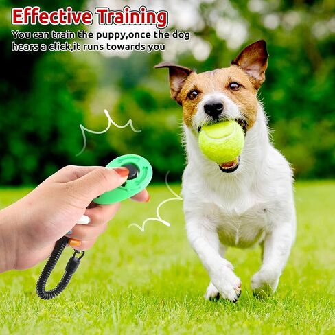 frienda 18 قطعة تدريب الكلاب الفرس ، PET تدريب السلوك الفقرات مع حزام معصم للكلاب CATS جرو الطيور الخيول (متعددة الألوان) in Kuwait